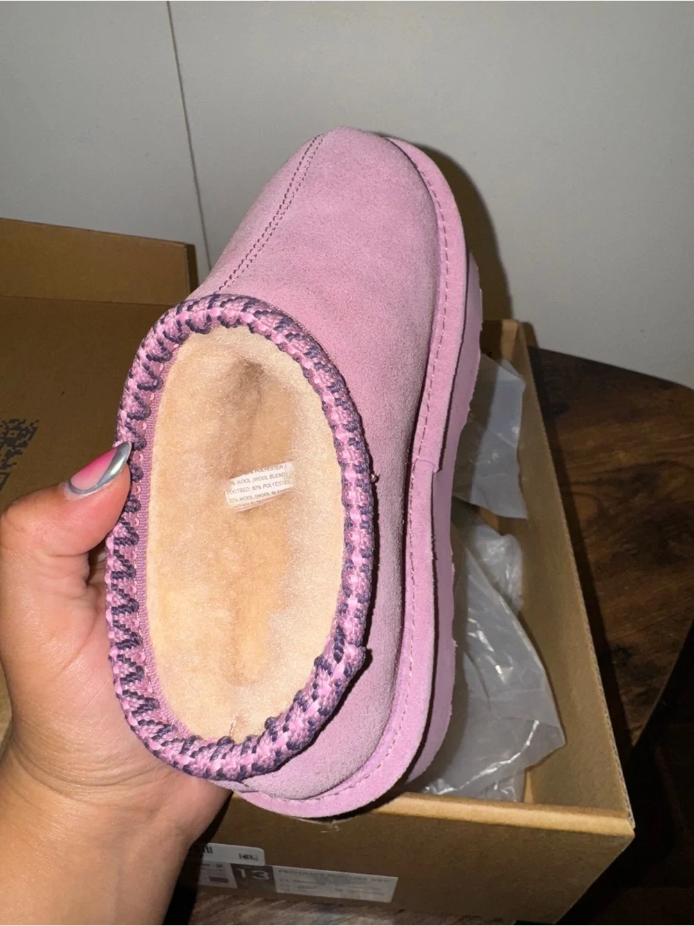 Bearpaw kids martis slip on boots sz 13